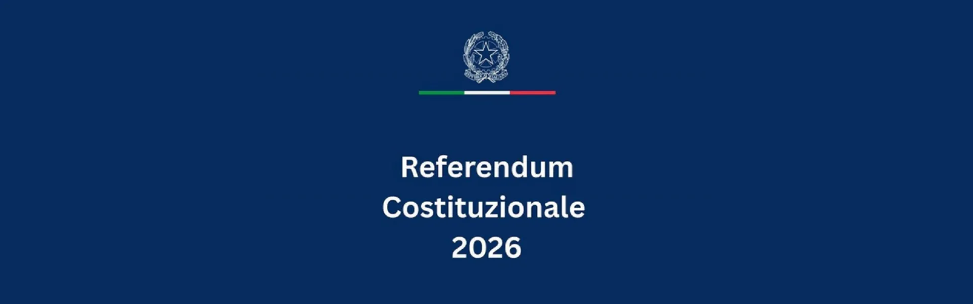 Referendum popolare  confermativo  2026  - 22 e 23 marzo 2026